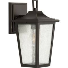 Seeded glass lantern